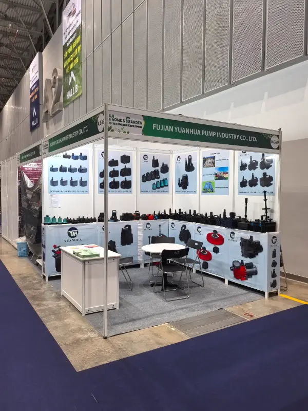 Podjetje Fujian Yuanhua Pump Industry Co., Ltd. je razstavljalo na razstavnem in kongresnem centru Saigon - SECC